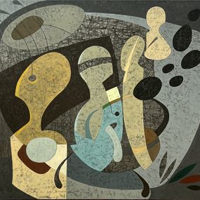 Gemälde, Abstract - Inspired by Miro -3 (1), Artur Hakobjanyan
