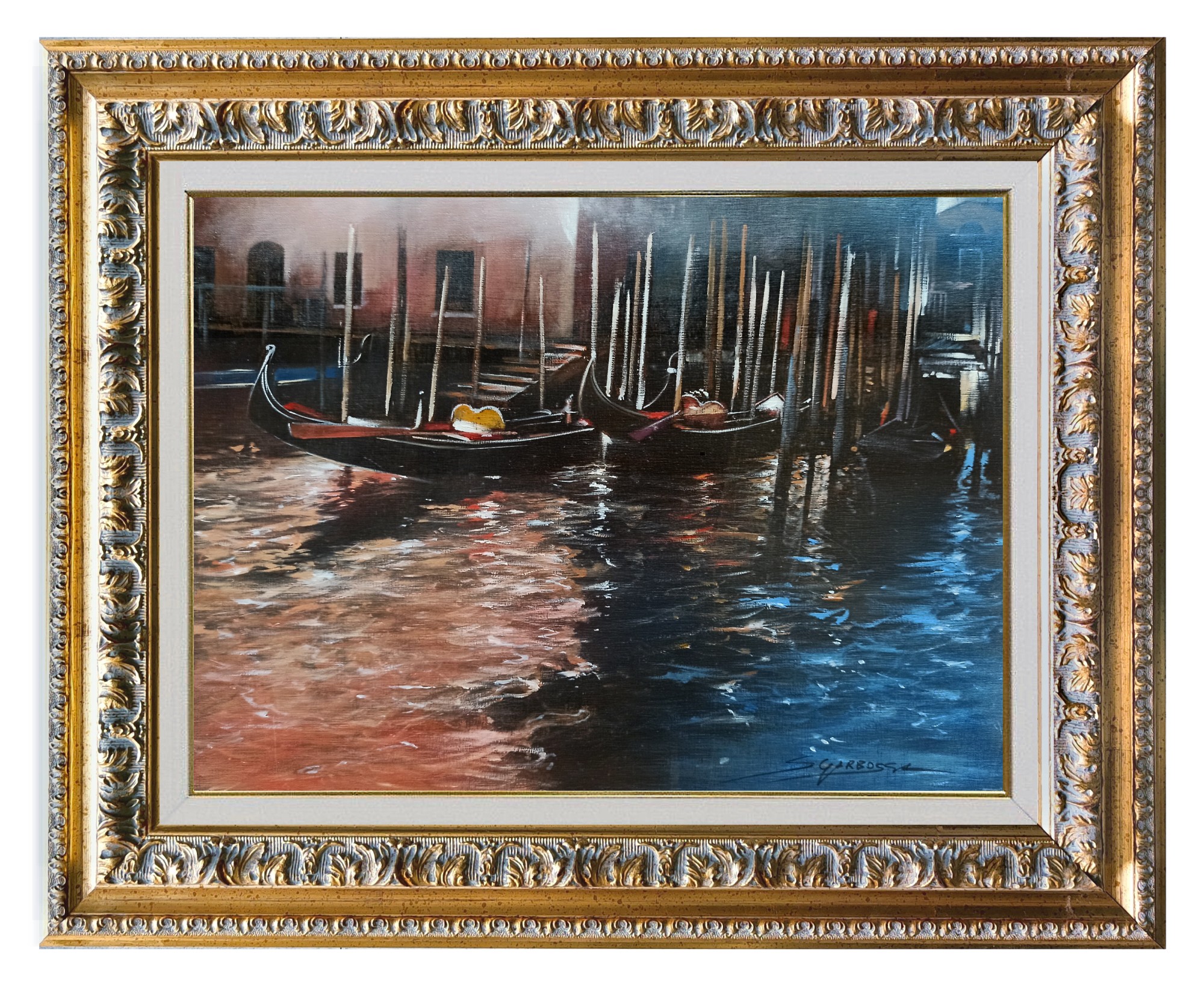 Antonio Sgarbossa, In the evening- Venice painting Antonio Sgarbossa, In the evening- Venice painting