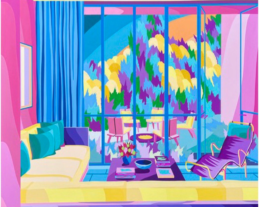 Michael Callas, Living rooms with pink walls Michael Callas, Living rooms with pink walls