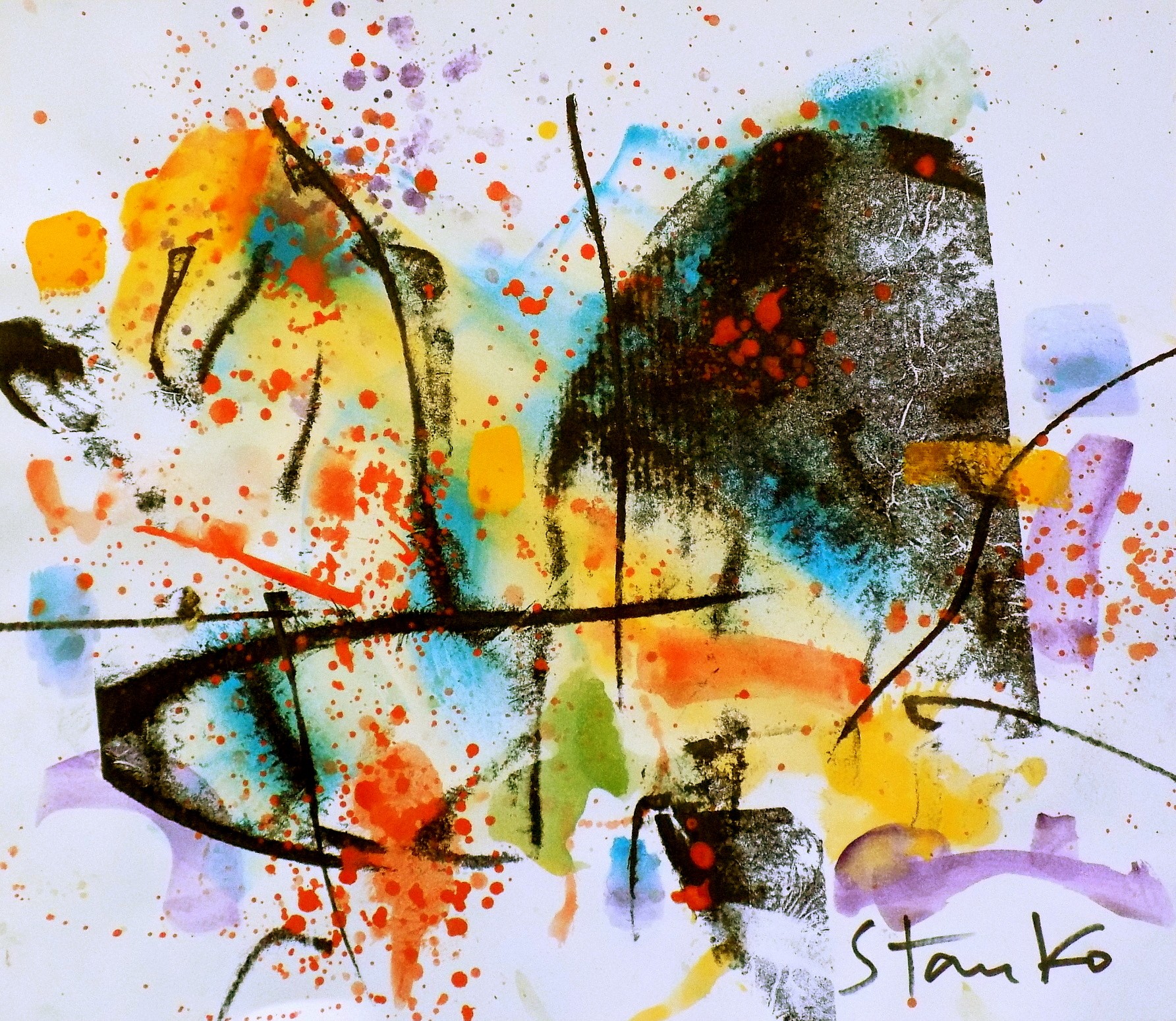 Stanislav Bojankov, Abstract landscape-XII Stanislav Bojankov, Abstract landscape-XII