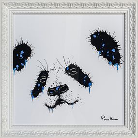 Peinture, Funny blue pandy, Paco Roum