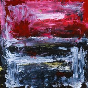 Peinture, Wine River, Carlos Pun Art