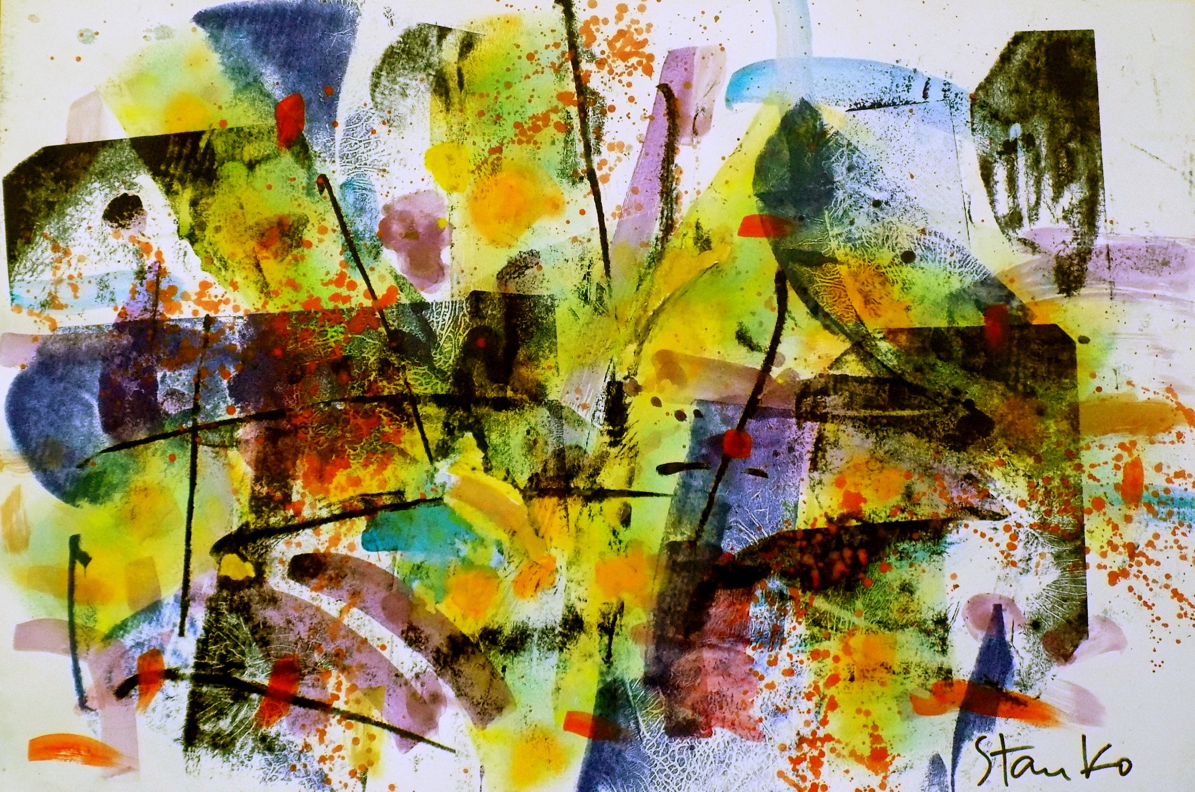 Stanislav Bojankov, Abstract landscape-XVII Stanislav Bojankov, Abstract landscape-XVII
