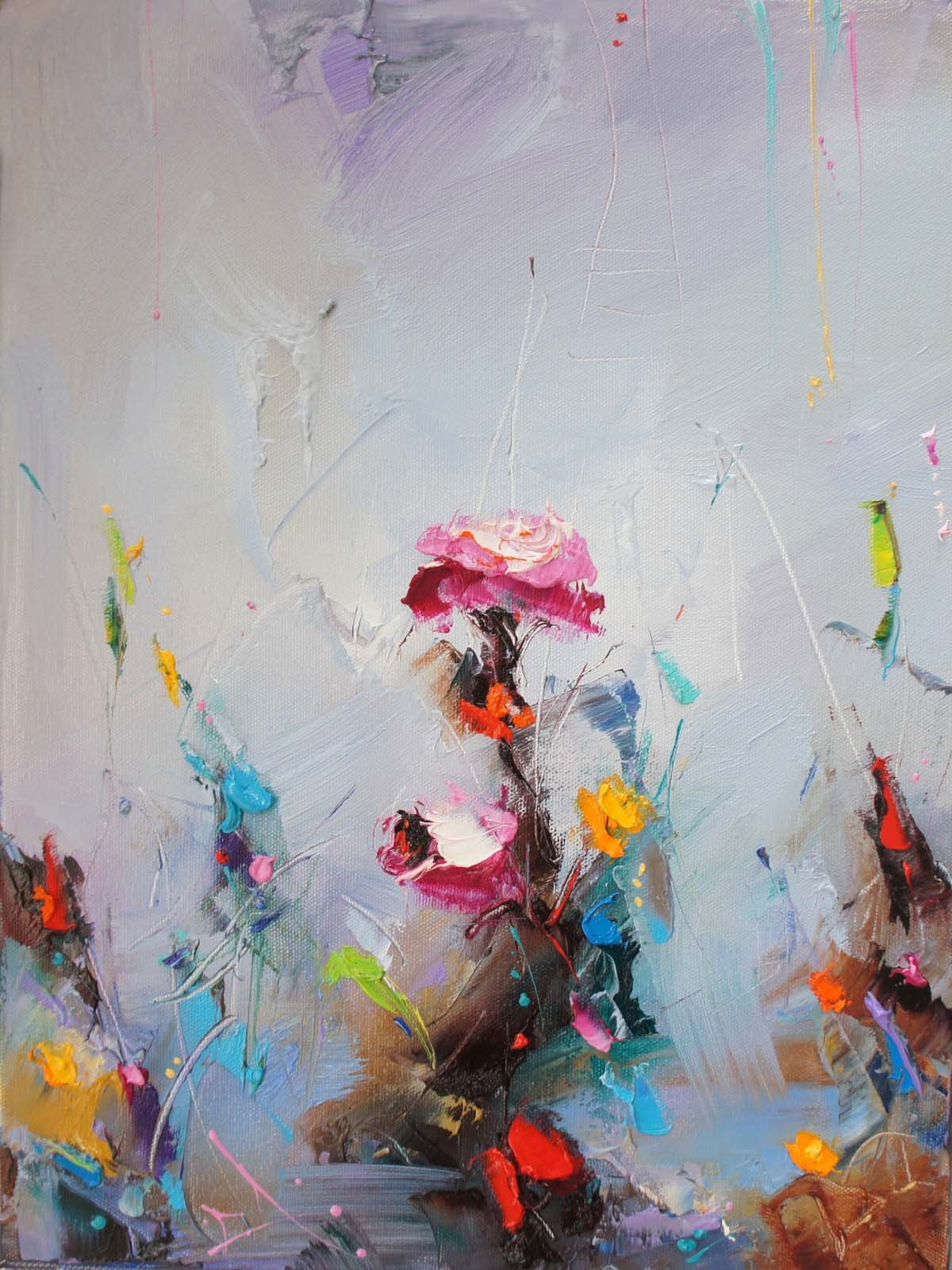 Stanislav Lazarov, Flowers in a field Stanislav Lazarov, Flowers in a field