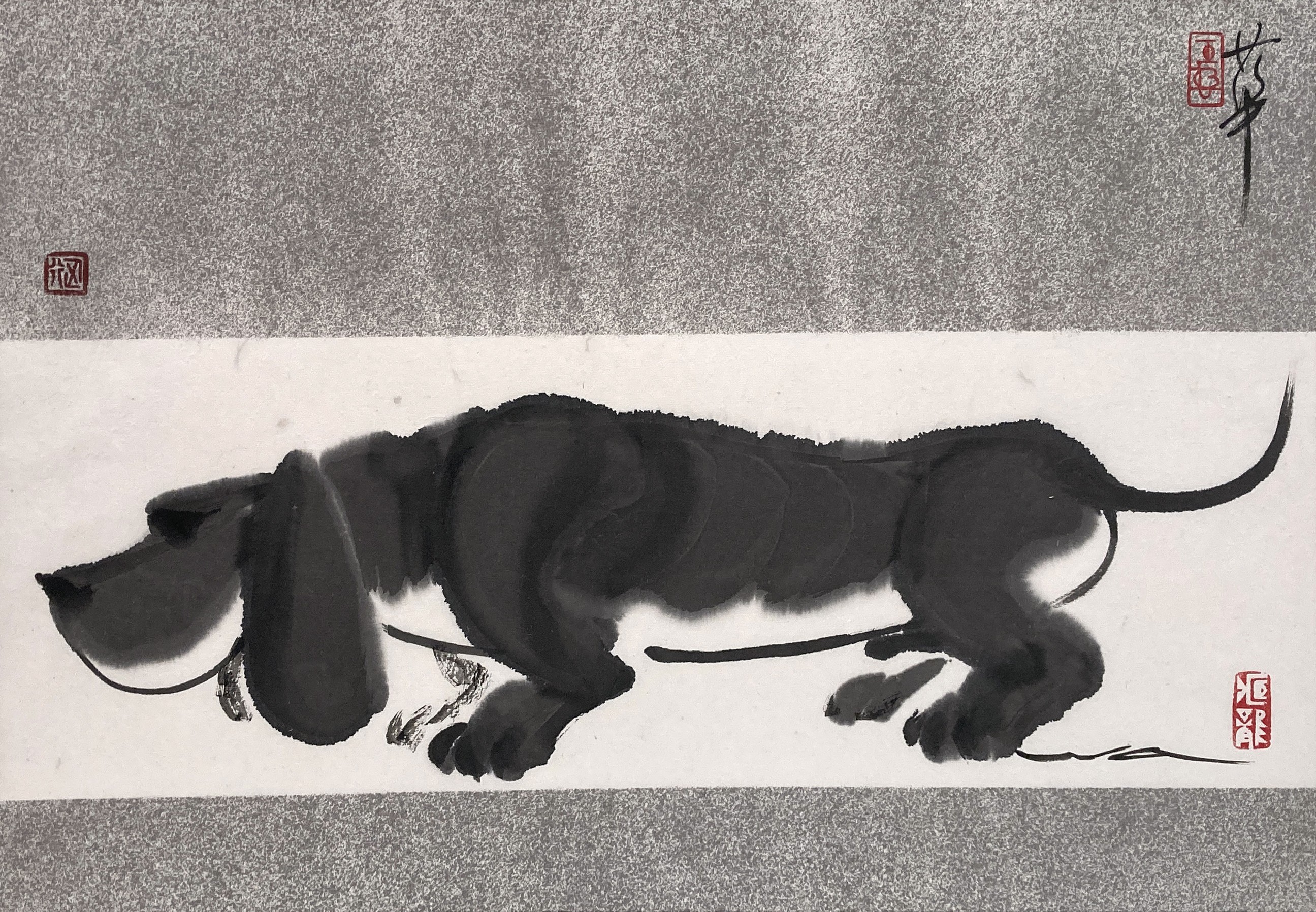 Wong Wa, Le basset Wong Wa, Le basset