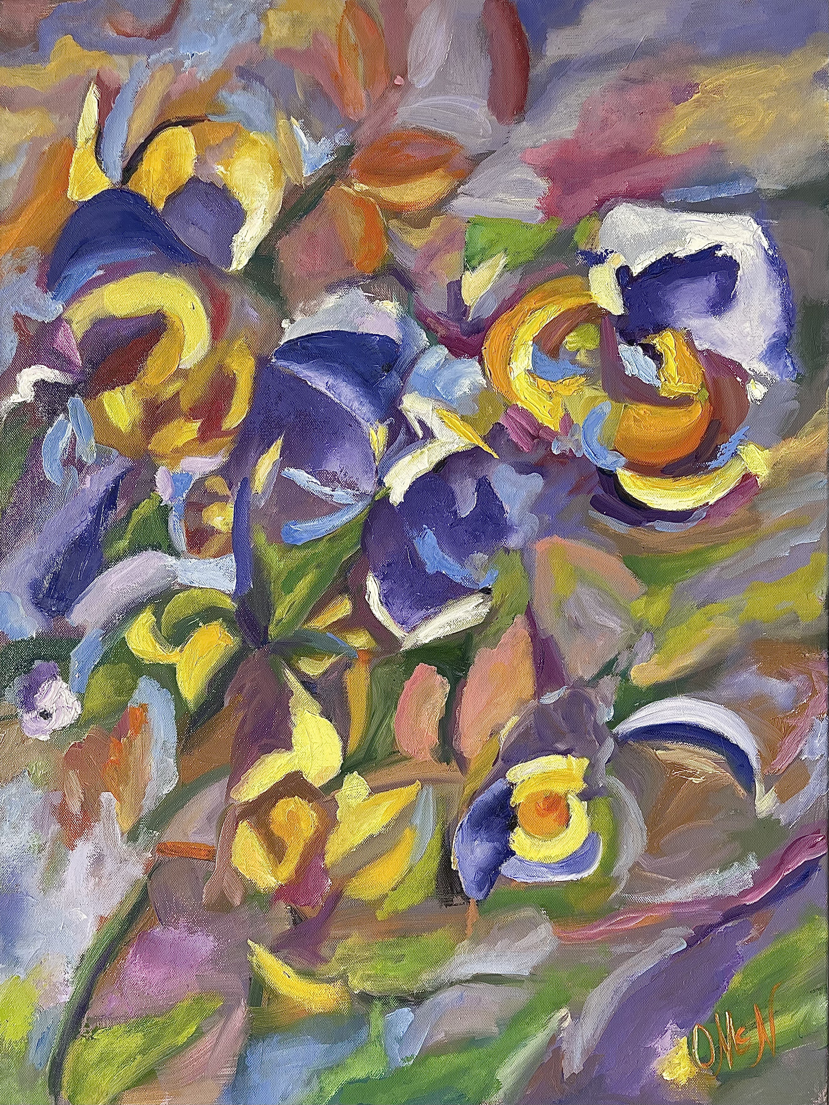 Olga McNamara, Unspoken Tales of Pansy Petals Olga McNamara, Unspoken Tales of Pansy Petals