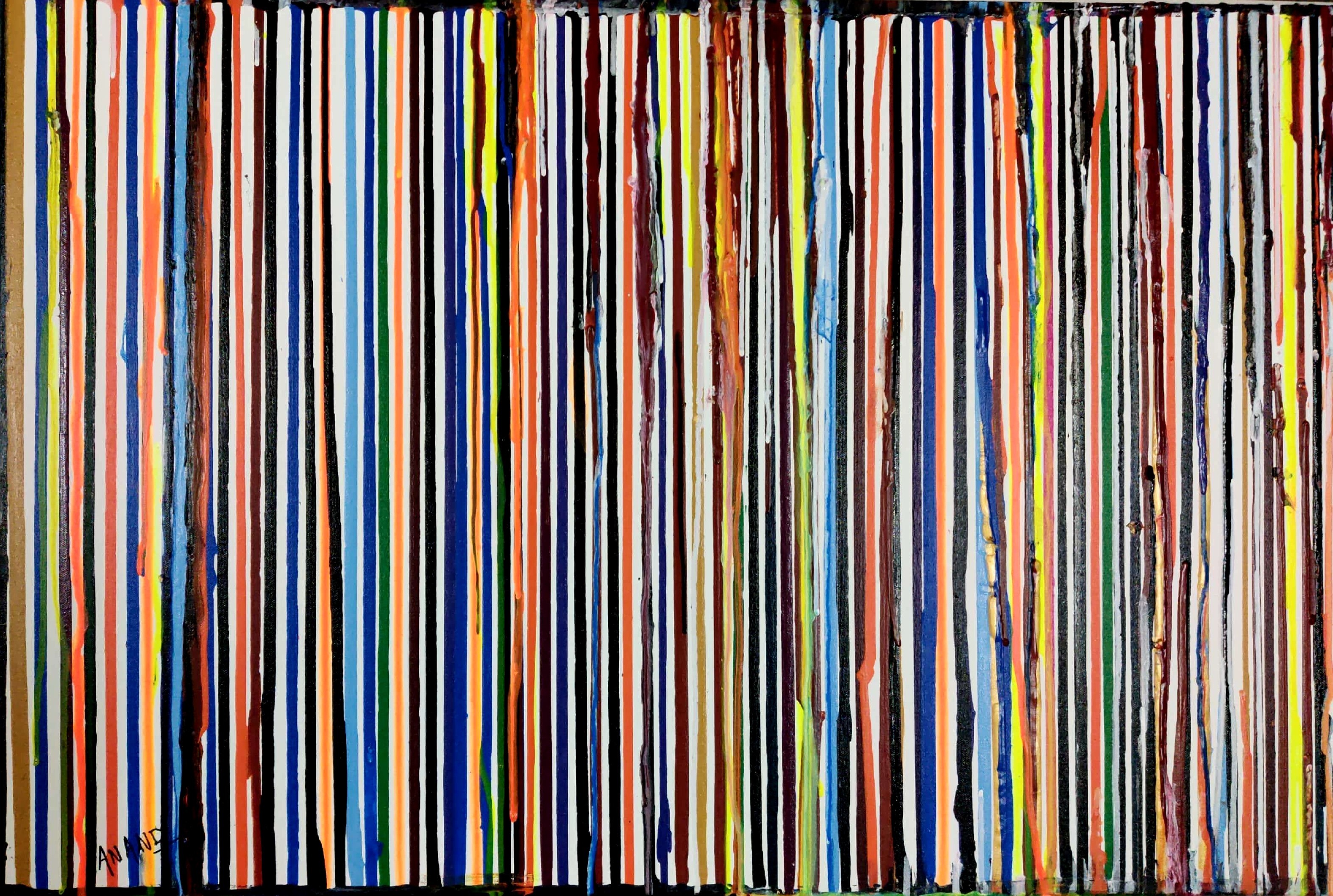 Anand Manchiraju, Abstract drip painting-4 Anand Manchiraju, Abstract drip painting-4