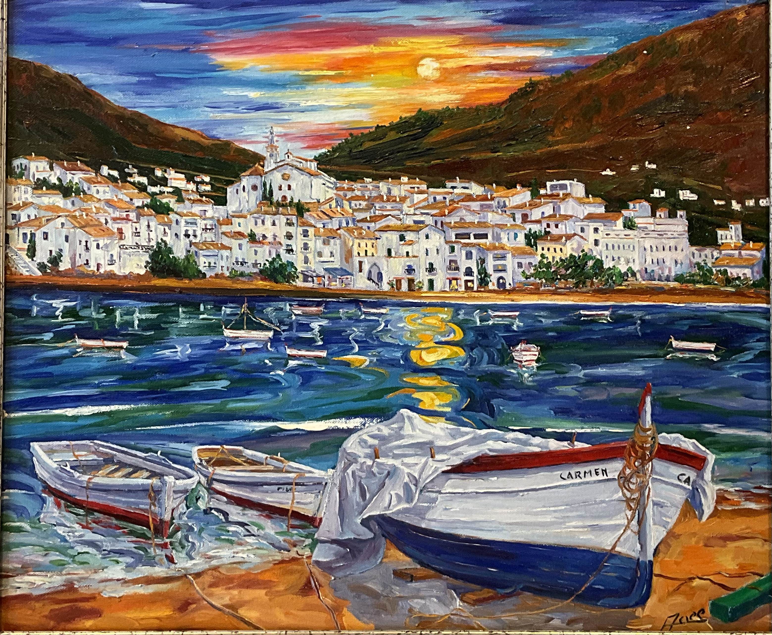 AVEL Muñoz, Nocturno en Cadaqués AVEL Muñoz, Nocturno en Cadaqués