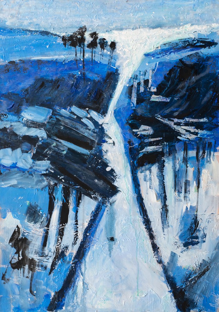 Nicole Gérard, Mascaret - Paysage semi-abstrait Nicole Gérard, Mascaret - Paysage semi-abstrait