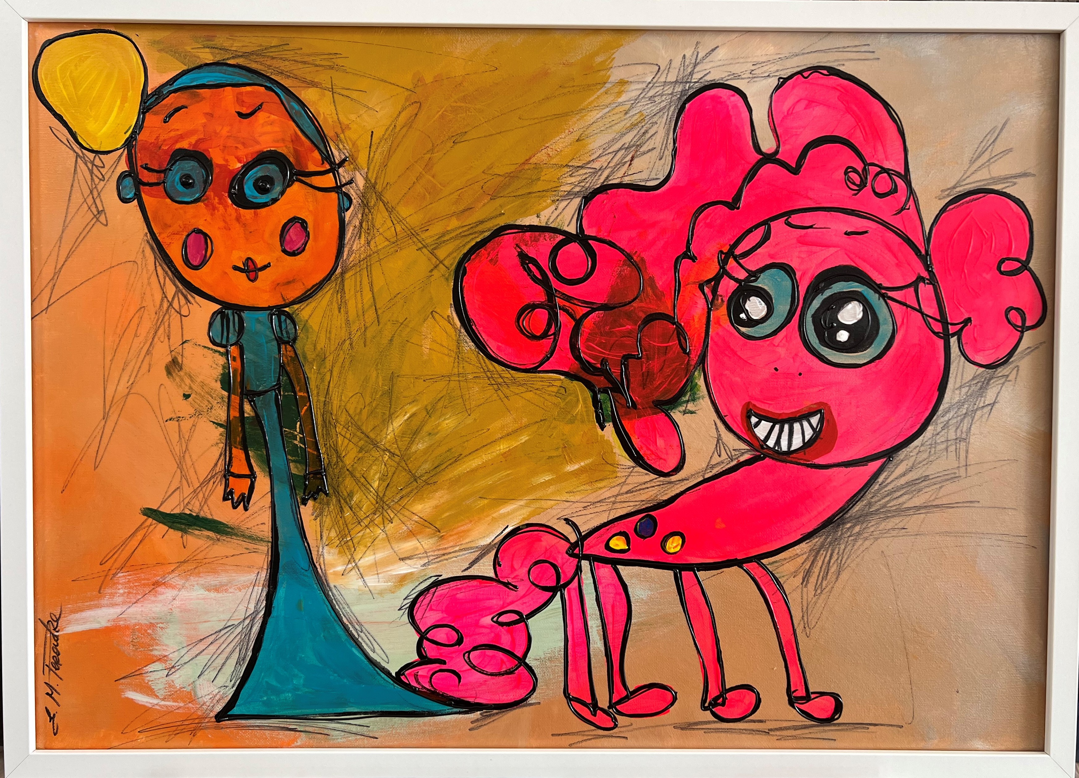 Eka Peradze, Pop Art - Happy family Eka Peradze, Pop Art - Happy family