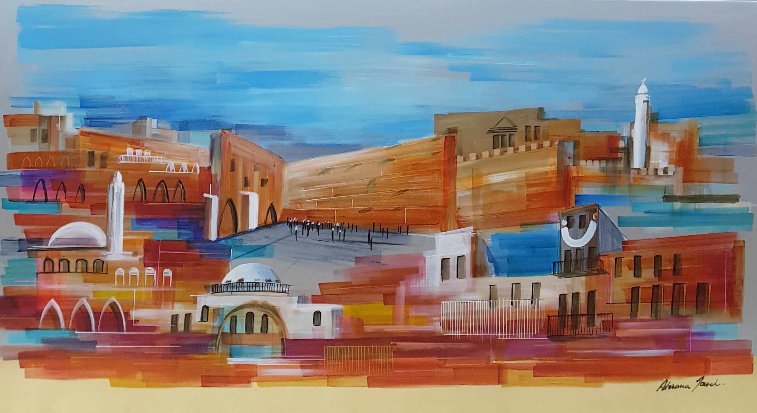 Adriana Naveh, Jerusalem landscape Adriana Naveh, Jerusalem landscape