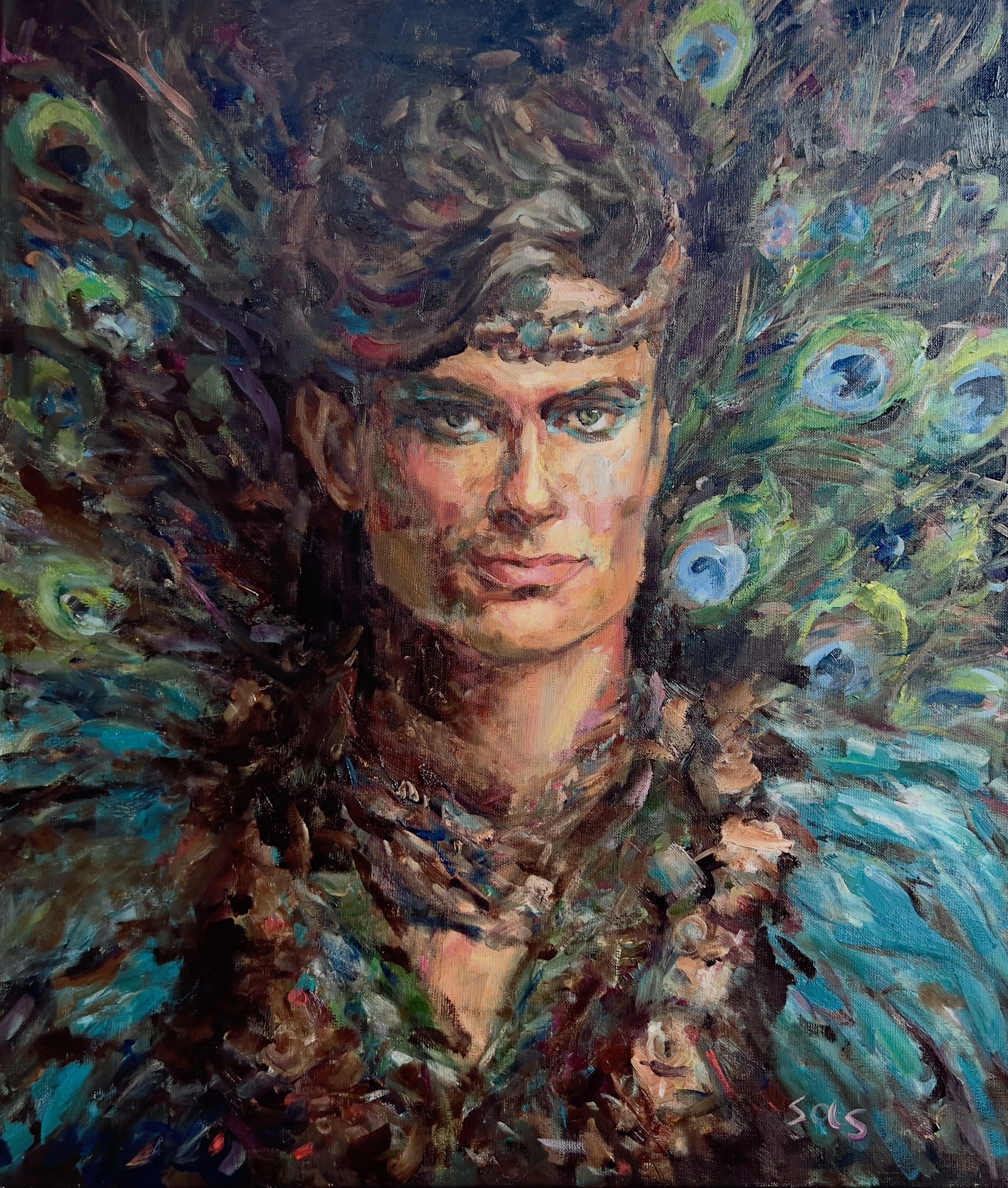 Liubou Sas, Man- peacock Liubou Sas, Man- peacock