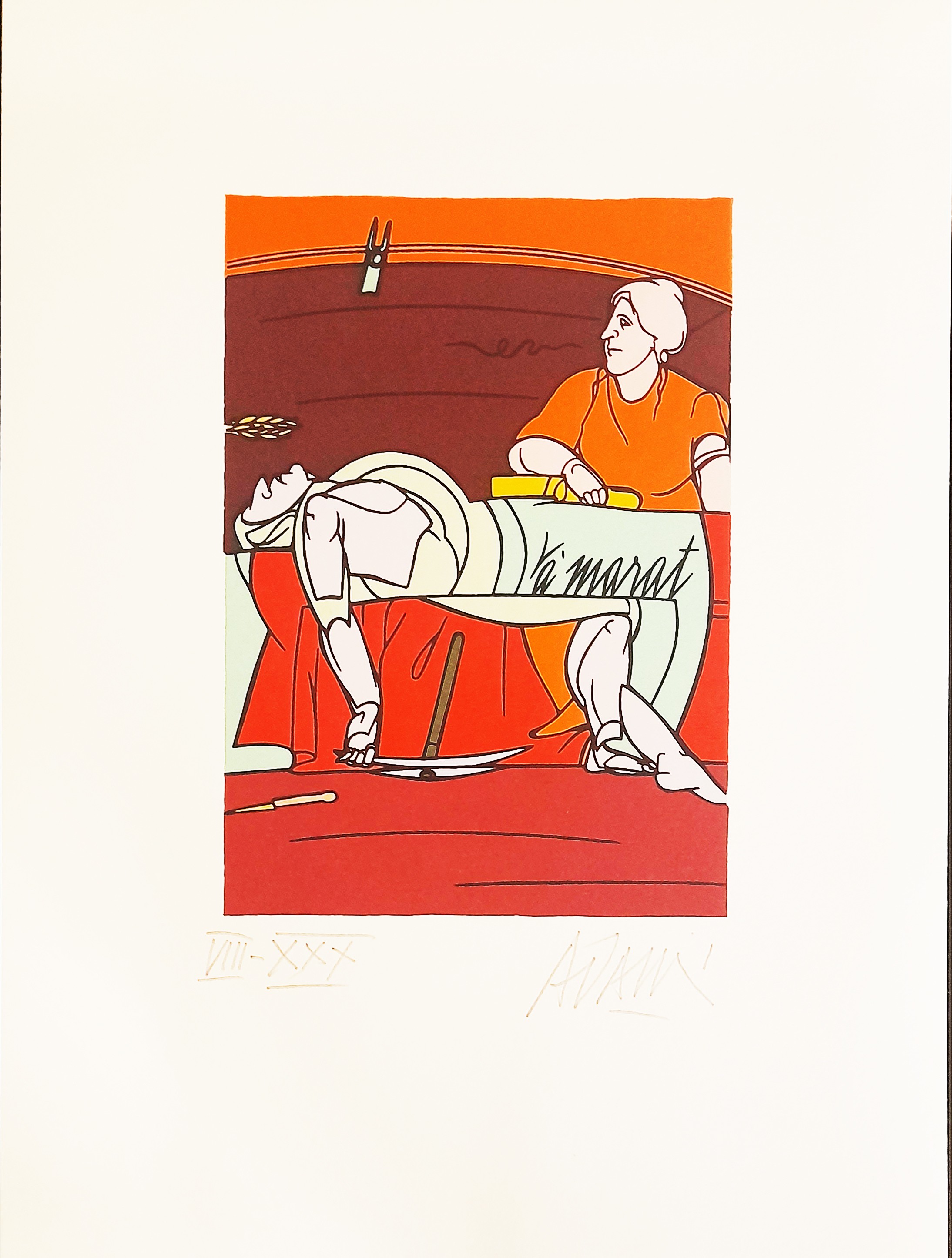 Valerio Adami, Marat Valerio Adami, Marat