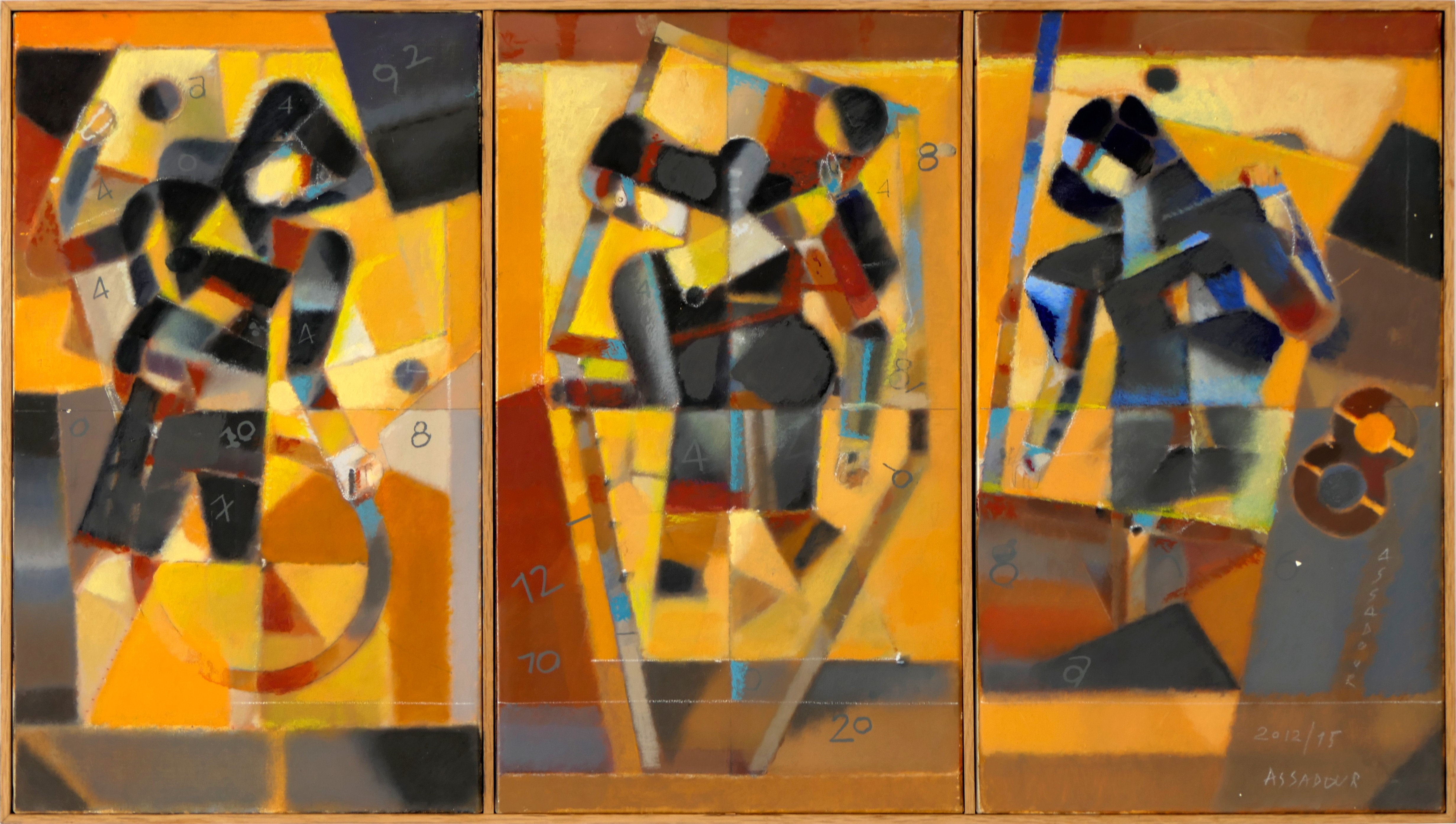 Assadour Bezdikian, Triptyque Assadour Bezdikian, Triptyque