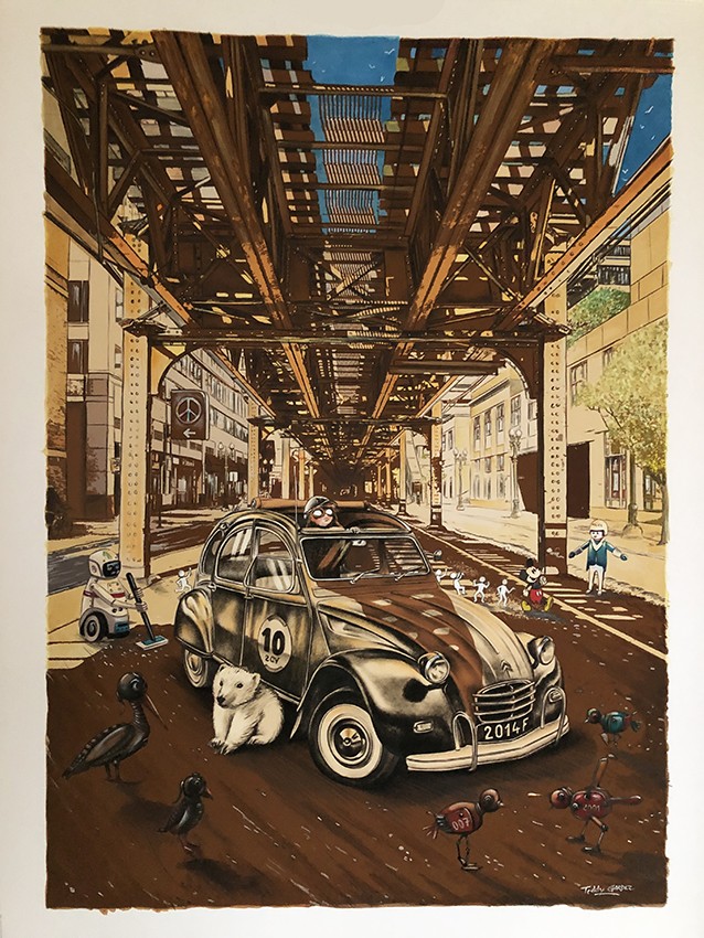 Teddy Gardez, La 2 CV Teddy Gardez, La 2 CV