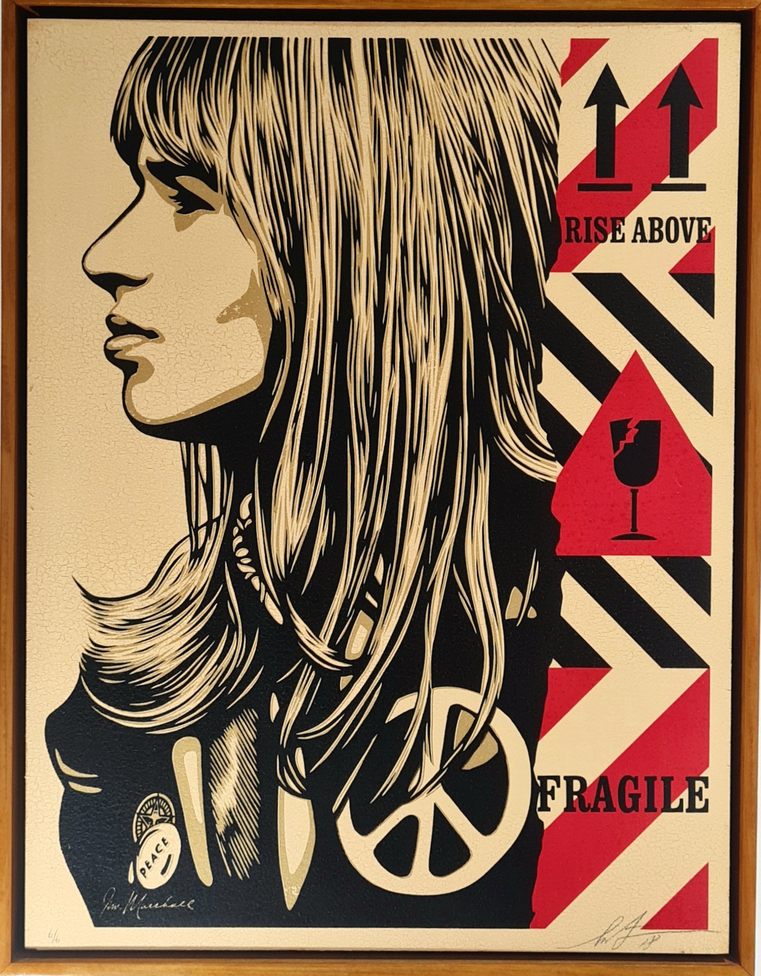 Shepard Fairey (Obey), Fragile Peace 6/6 Shepard Fairey (Obey), Fragile Peace 6/6
