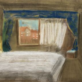 Fine Art Drawings, Interior scene, Susana Mata