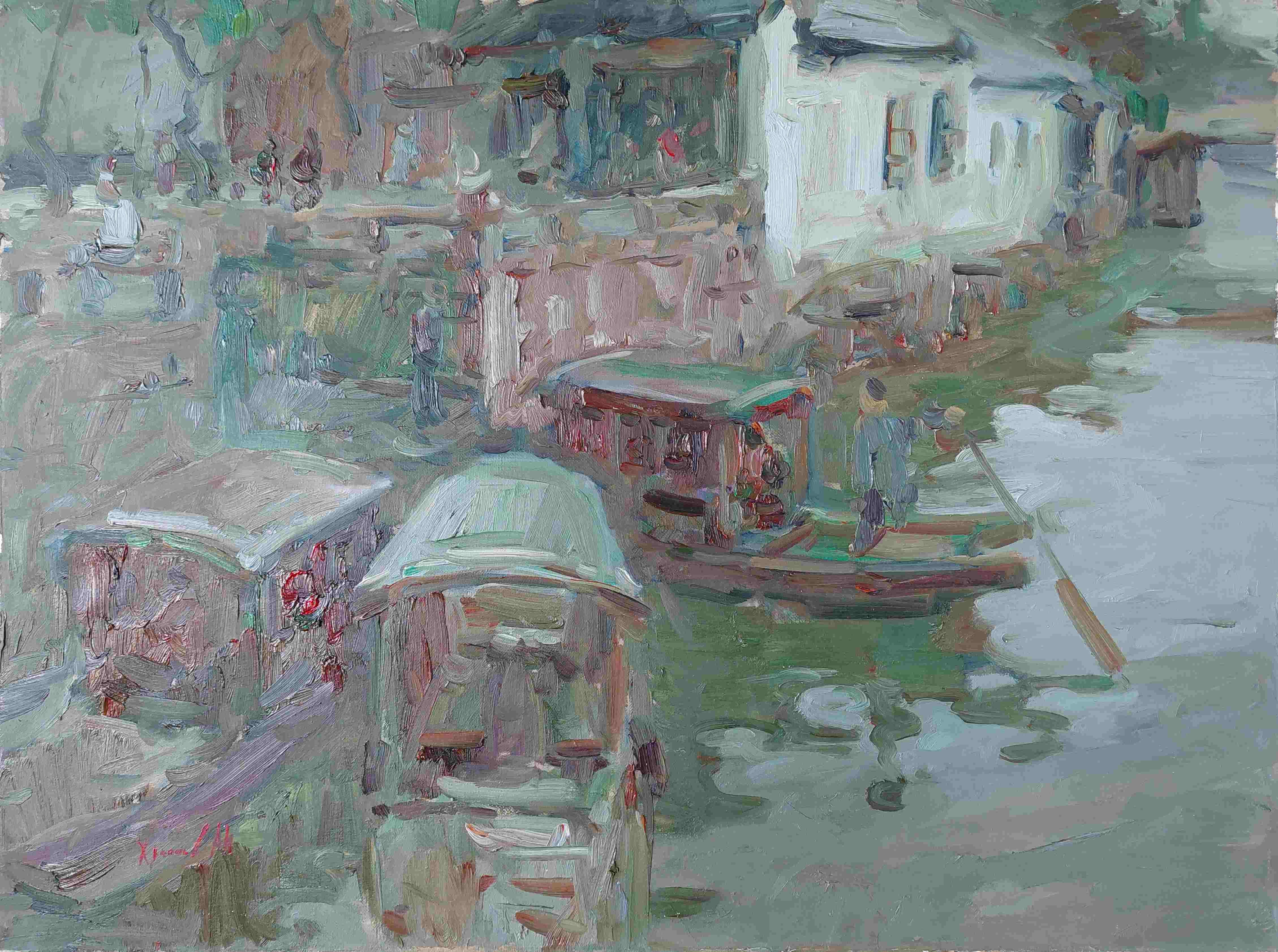 Oleksandr Khrapachov, Rainy day. Suzhou. Oleksandr Khrapachov, Rainy day. Suzhou.