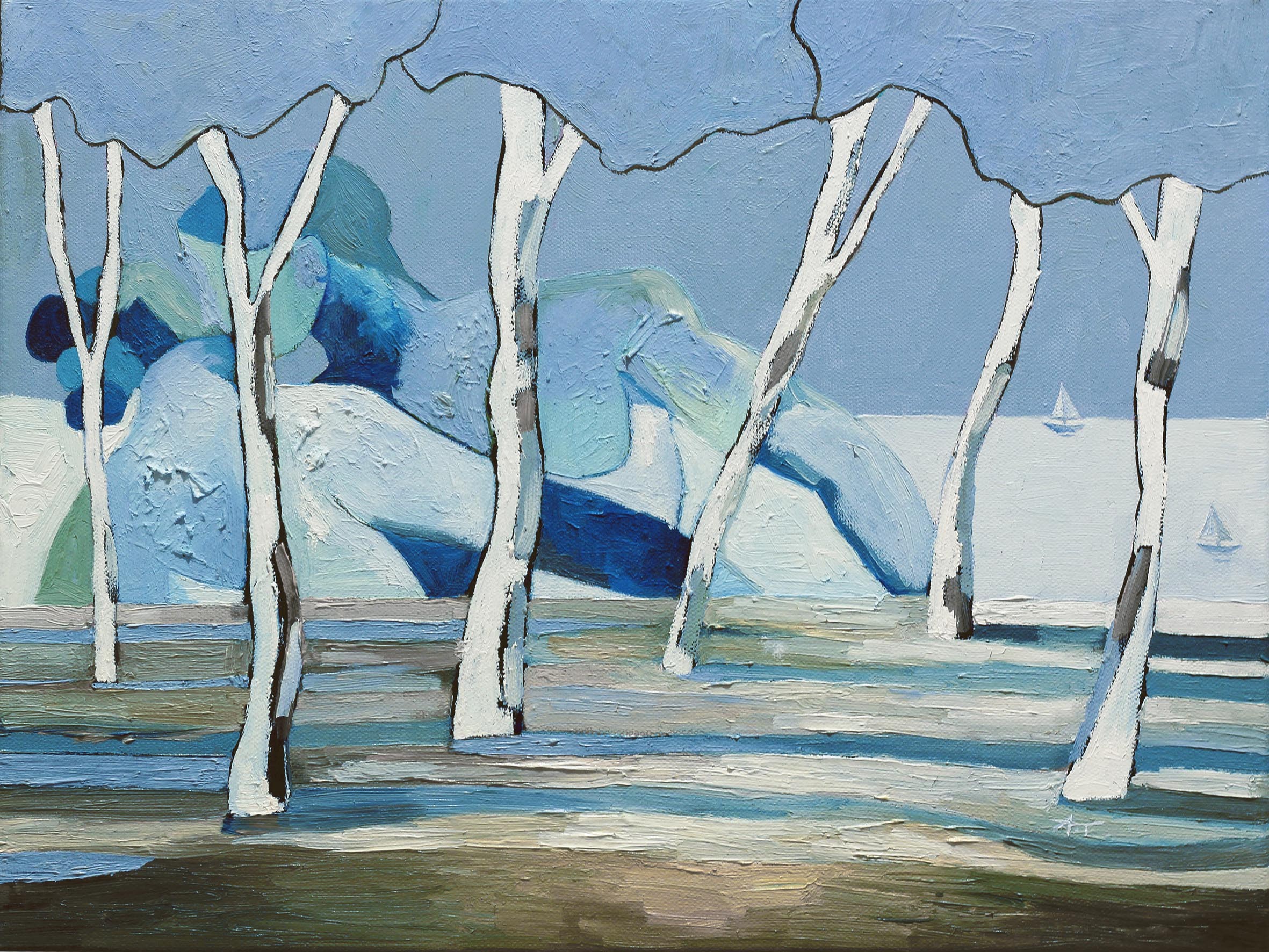 Aurélie Trabaud, Les pins blancs Aurélie Trabaud, Les pins blancs