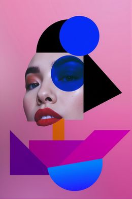 Print, The Geometry of Self, Sephora Venites