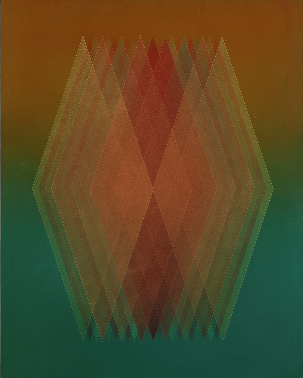 Bernadette Jiyong Frank, Prism (Copper Orange-Green) Bernadette Jiyong Frank, Prism (Copper Orange-Green)