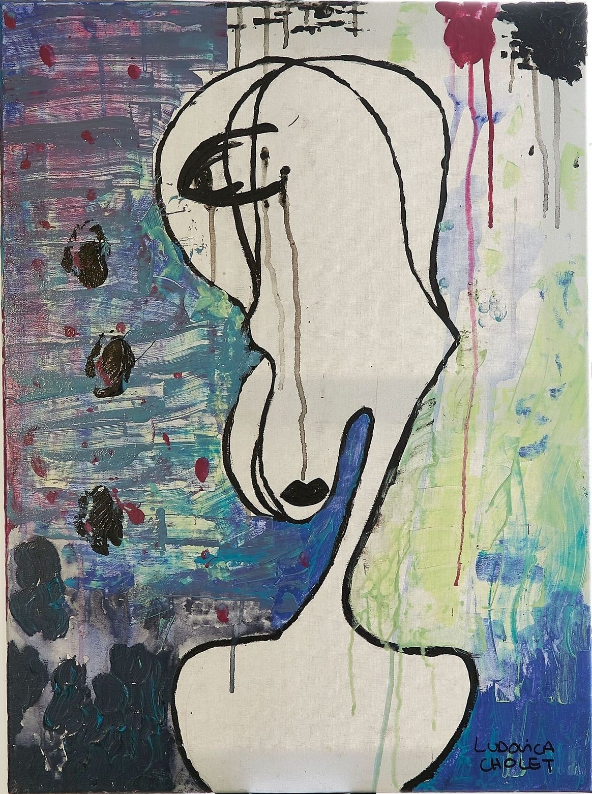 Ludovica Cholet, Portrait de femme 1 Ludovica Cholet, Portrait de femme 1