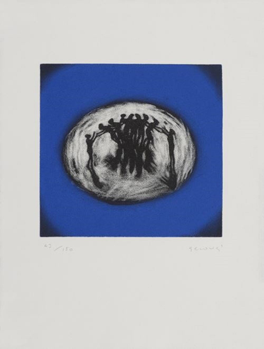 Juan Genovés, Untitled from Portafolio - Siete artistas mediterráneos Juan Genovés, Untitled from Portafolio - Siete artistas mediterráneos
