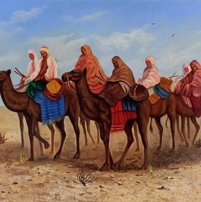 Gemälde, Camel caravan, Shahen Aleksandryan