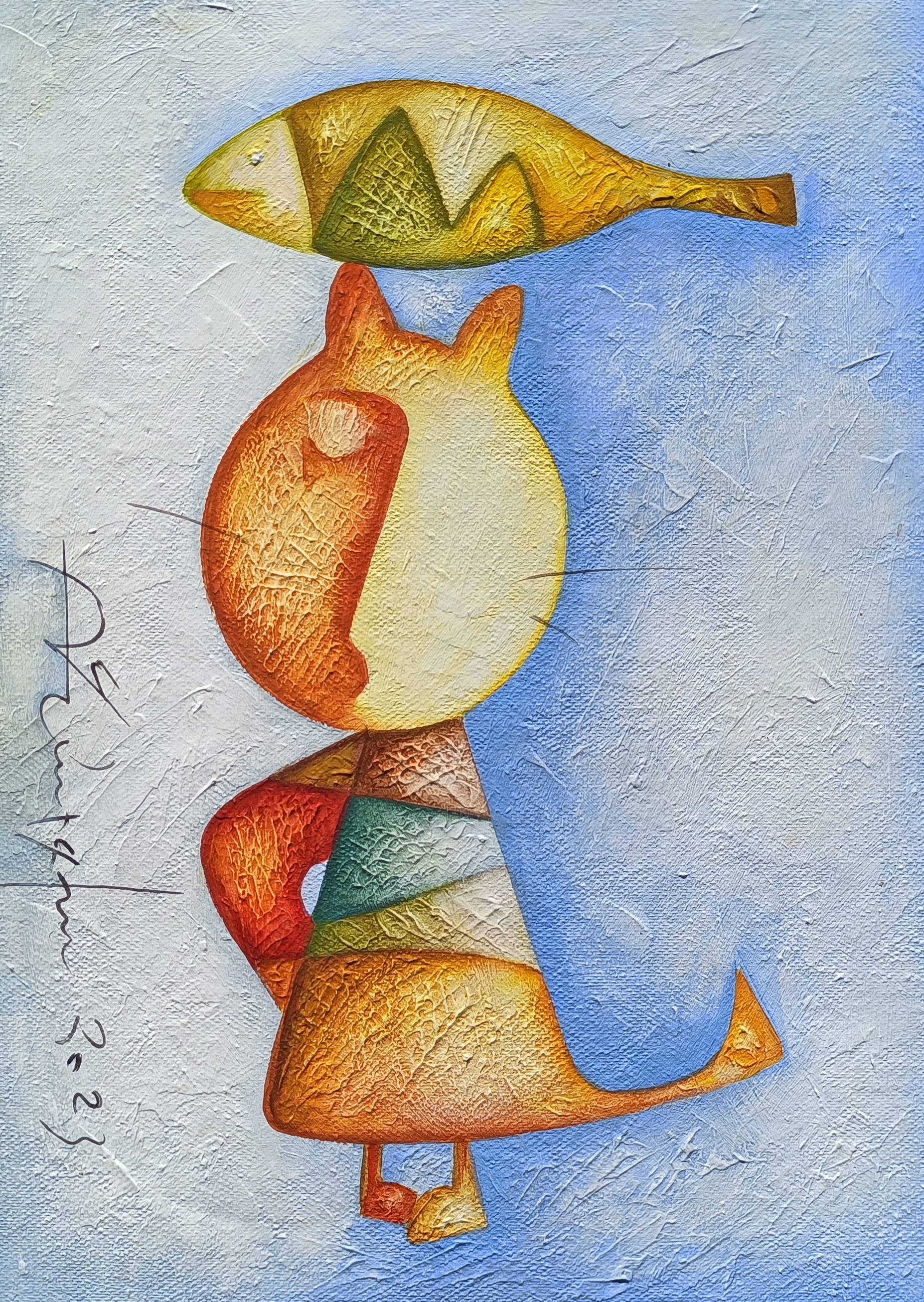 Sargis Zaqaryan, Fish and cat Sargis Zaqaryan, Fish and cat