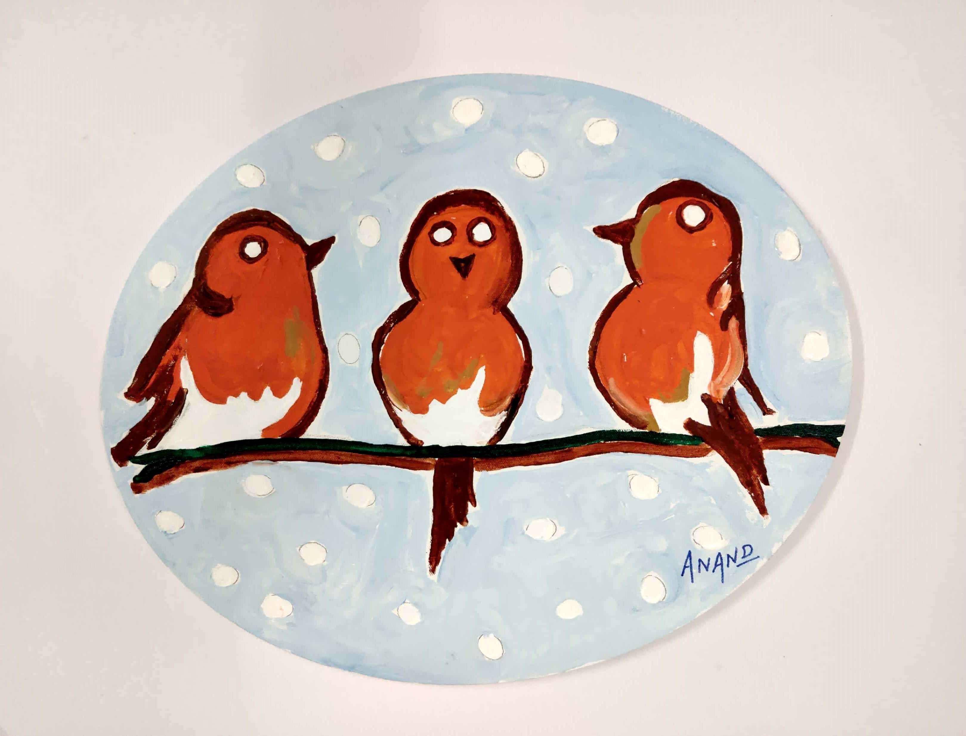 Anand Manchiraju, Three robins Anand Manchiraju, Three robins