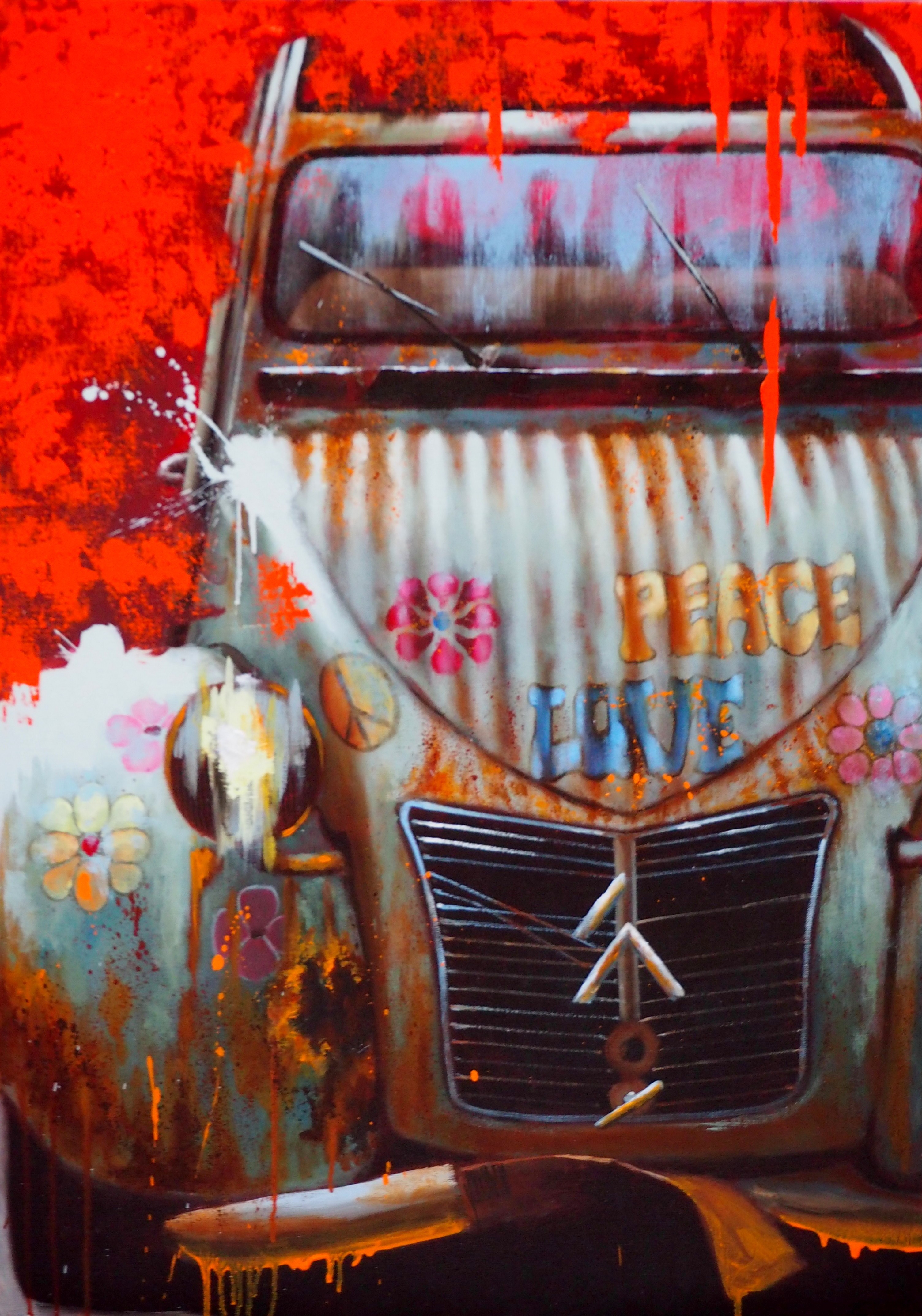 Sylvie Julkowski-Egard, 2 CV Flower Power Sylvie Julkowski-Egard, 2 CV Flower Power