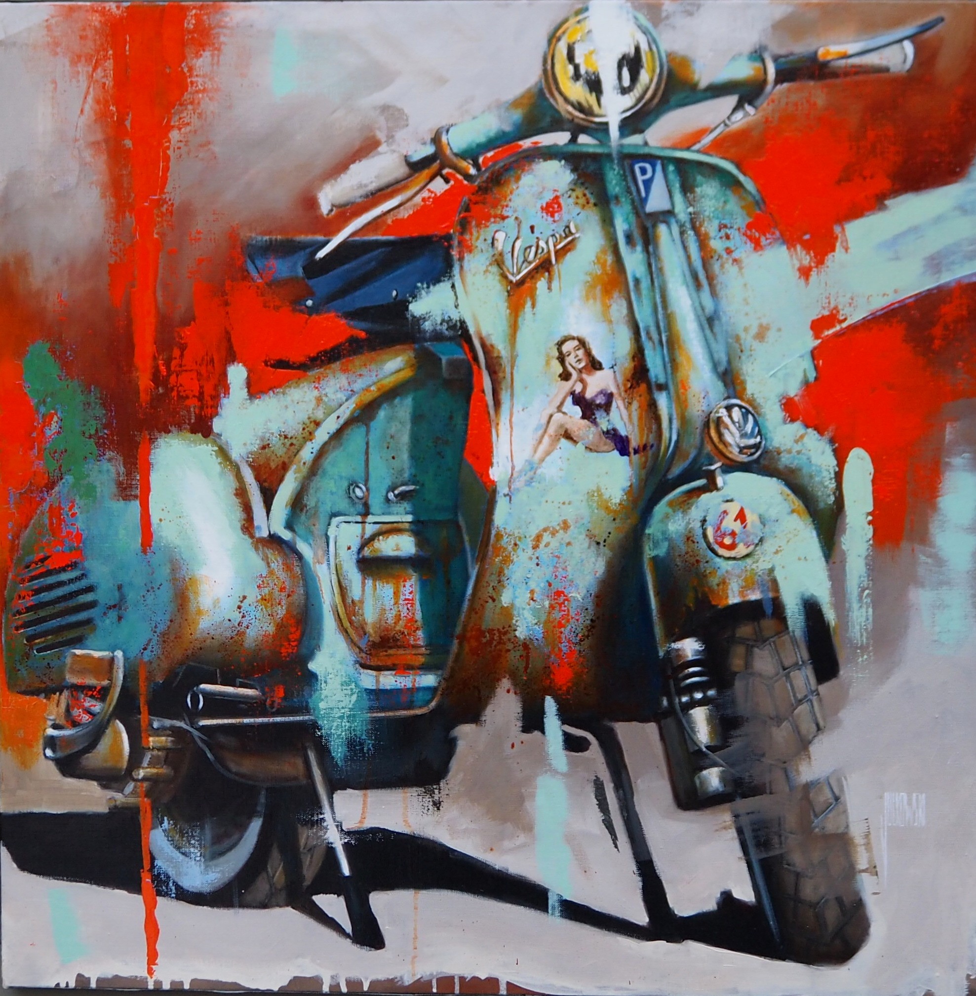 Sylvie Julkowski-Egard, Petite Vespa verte Sylvie Julkowski-Egard, Petite Vespa verte