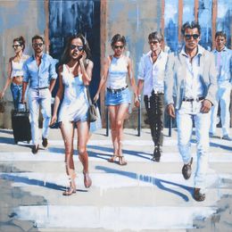 Painting, Convergence, Sylvie Julkowski-Egard