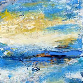 Painting, Abraction océane 4, Jeanne Aure
