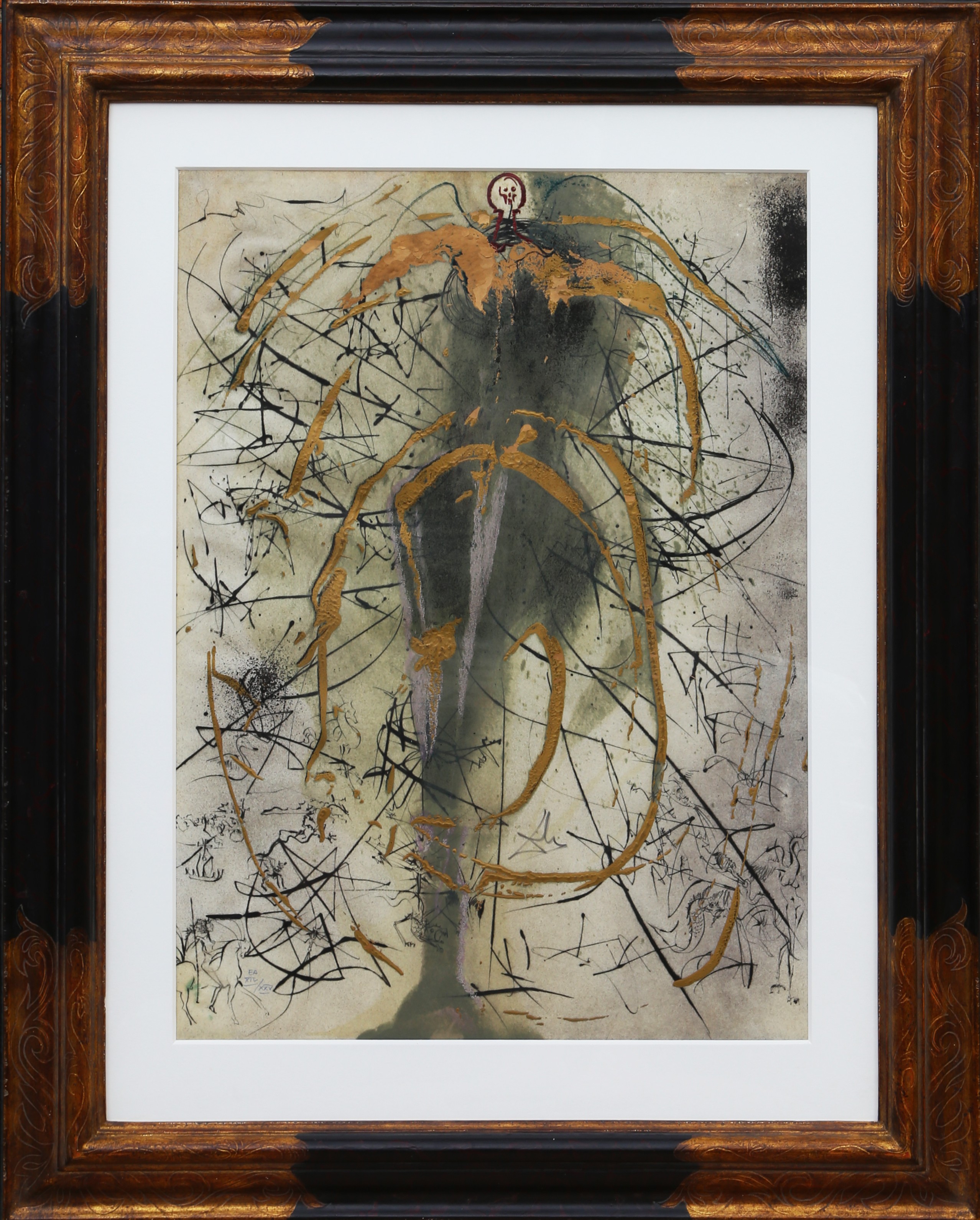 Salvador Dali, L'Ange de l'Alchimie Salvador Dali, L'Ange de l'Alchimie