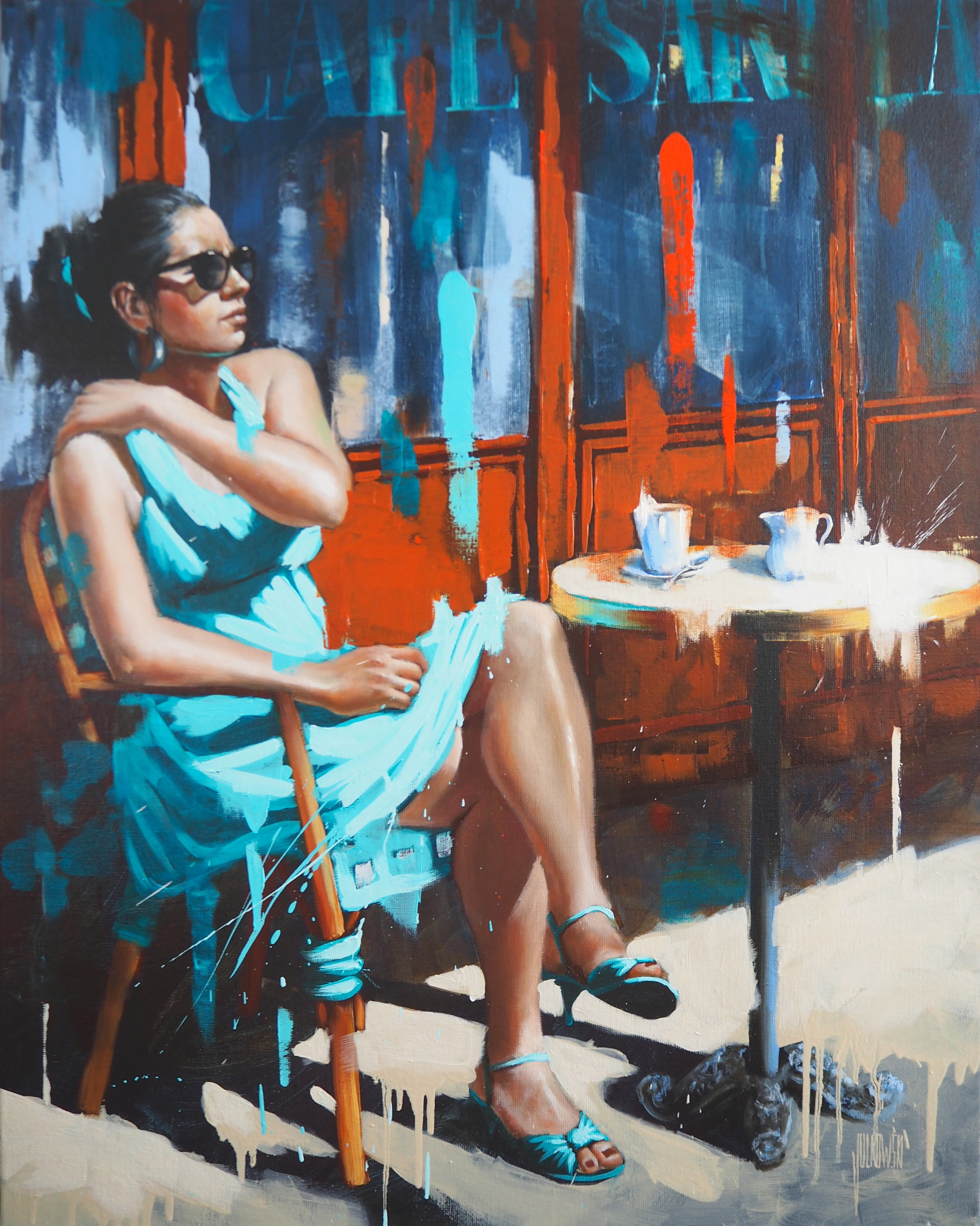 Sylvie Julkowski-Egard, Café Saint Lazare Sylvie Julkowski-Egard, Café Saint Lazare