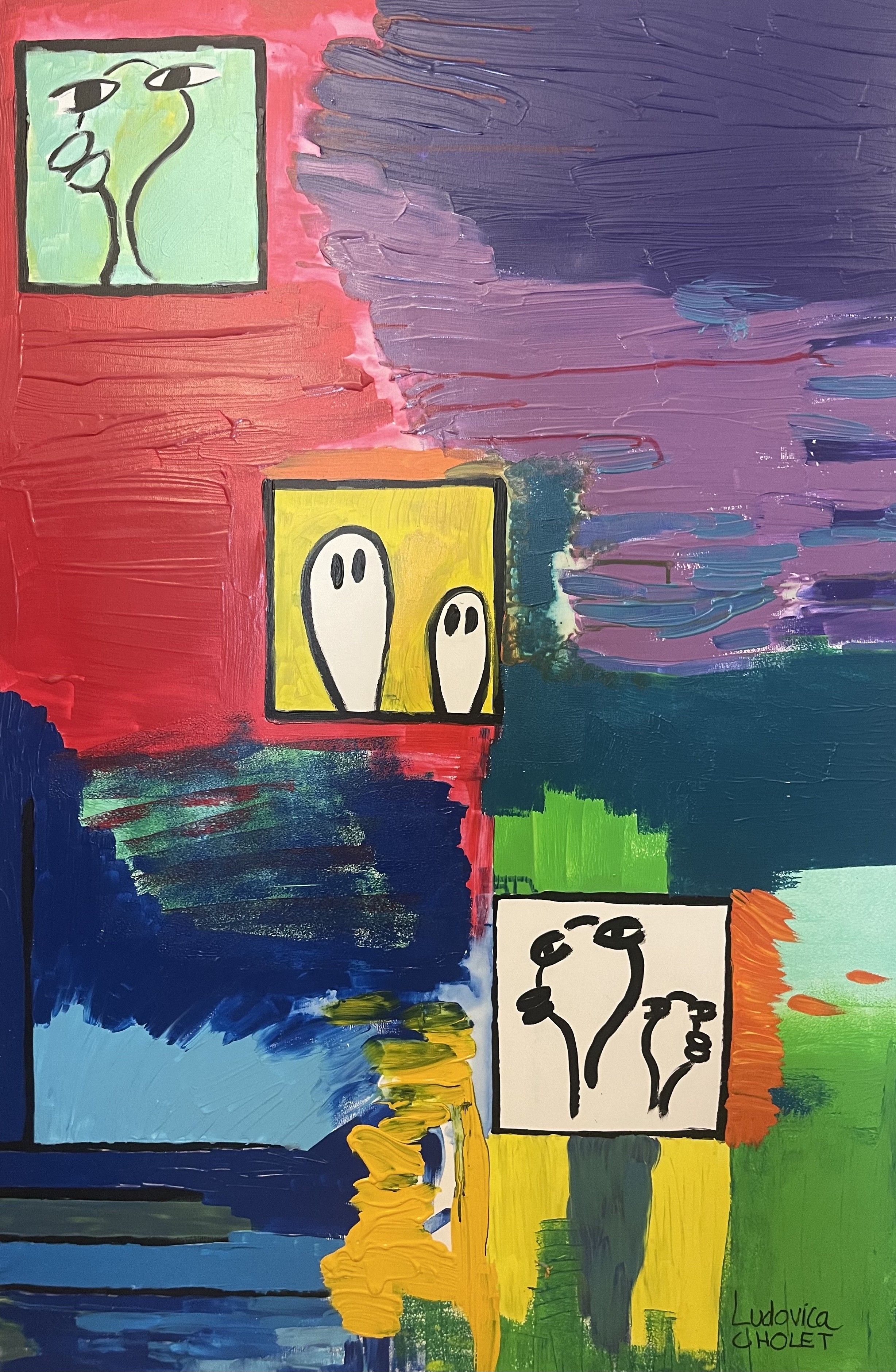 Ludovica Cholet, Vue sur rue Ludovica Cholet, Vue sur rue