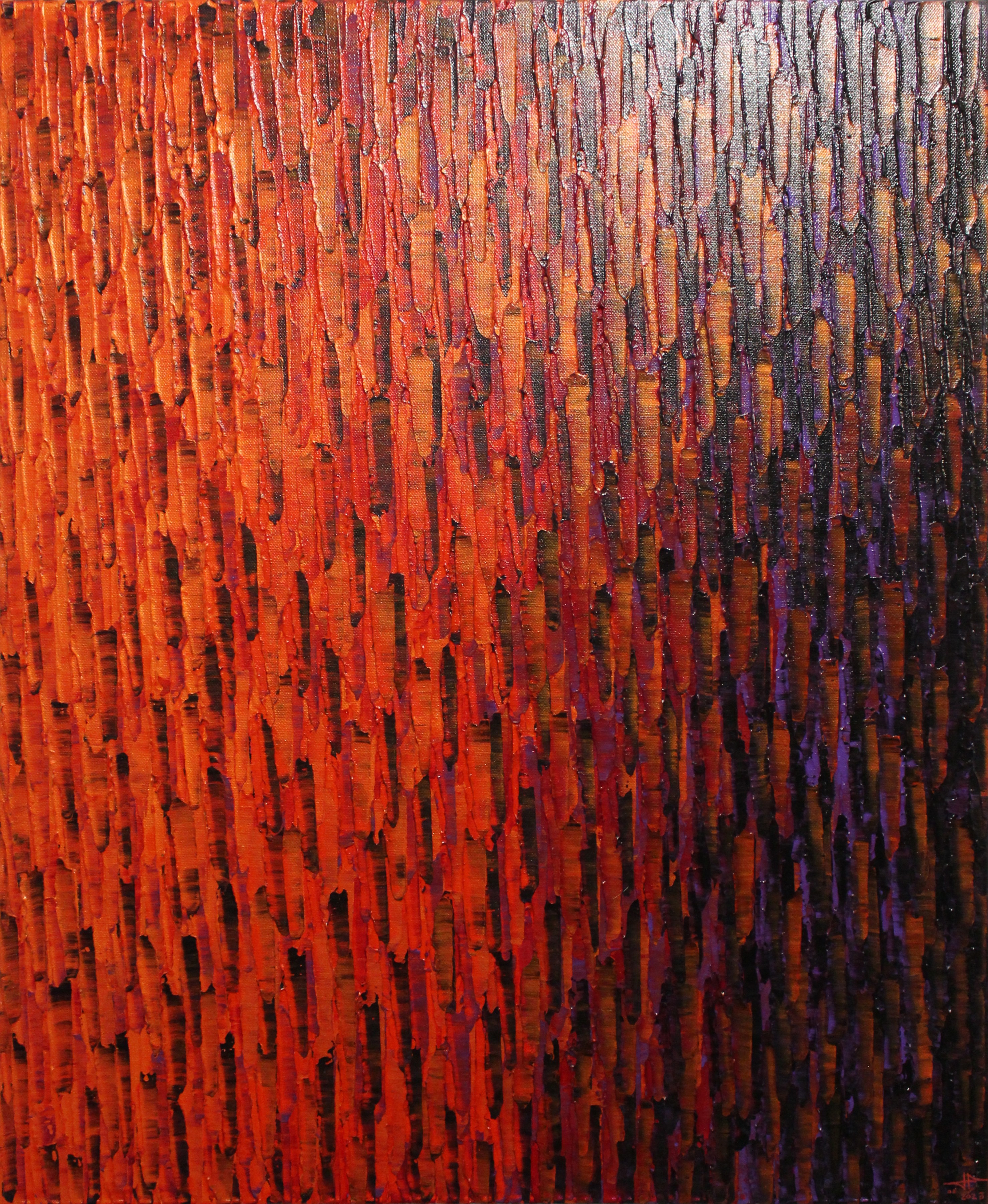 Jonathan Pradillon, Fondu couleur orange rouge violet Jonathan Pradillon, Fondu couleur orange rouge violet