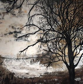 Peinture, Apres l'orage, Danielle Launay