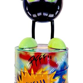 Sculpture, Miss bomb - Black anger, Dom'One