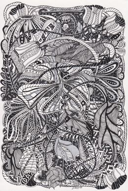 Dibujo, Botanical #7, Joanna
