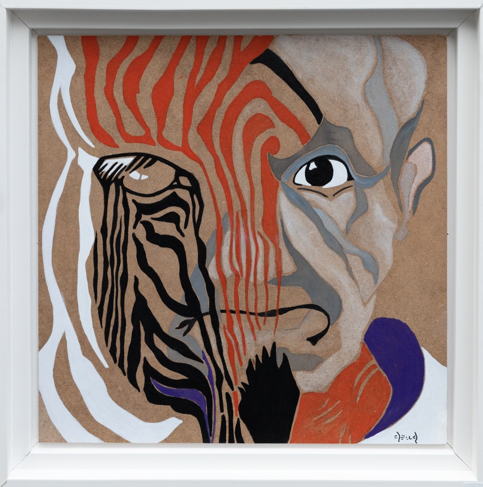 Claude Verger dite Claud, Equivoque graphique - série portraits hybrides - Picasso Claude Verger dite Claud, Equivoque graphique - série portraits hybrides - Picasso