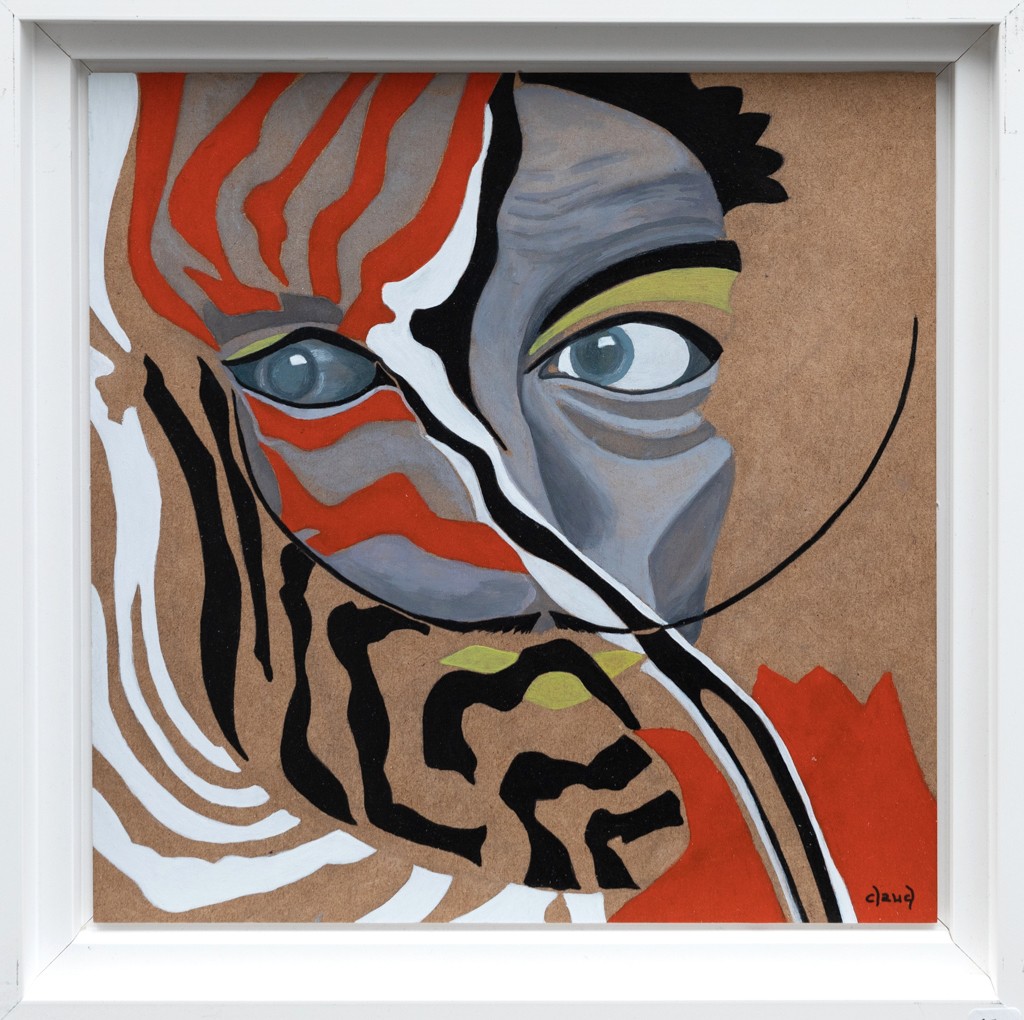 Claude Verger dite Claud, Ambiguité graphique - série Portraits hybrides - Salvador Dali Claude Verger dite Claud, Ambiguité graphique - série Portraits hybrides - Salvador Dali