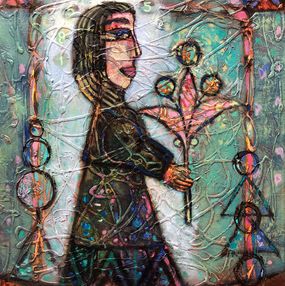 Gemälde, Flower of love, Sergey Jelezky