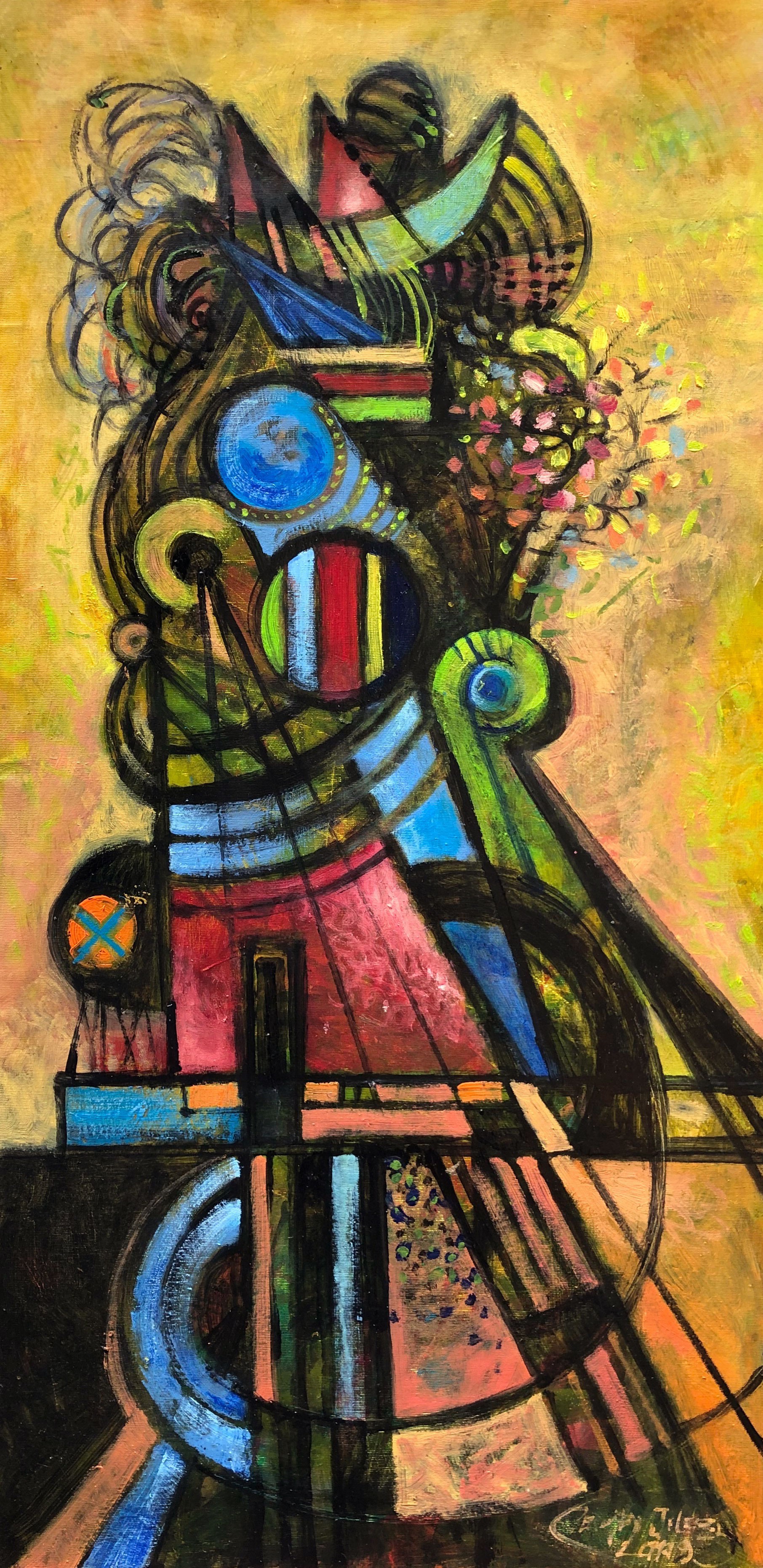 Sergey Jelezky, Girl with flowers Sergey Jelezky, Girl with flowers