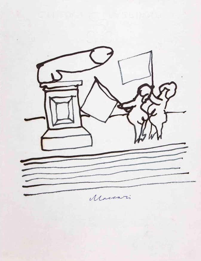 Mino Maccari, Monument Mino Maccari, Monument