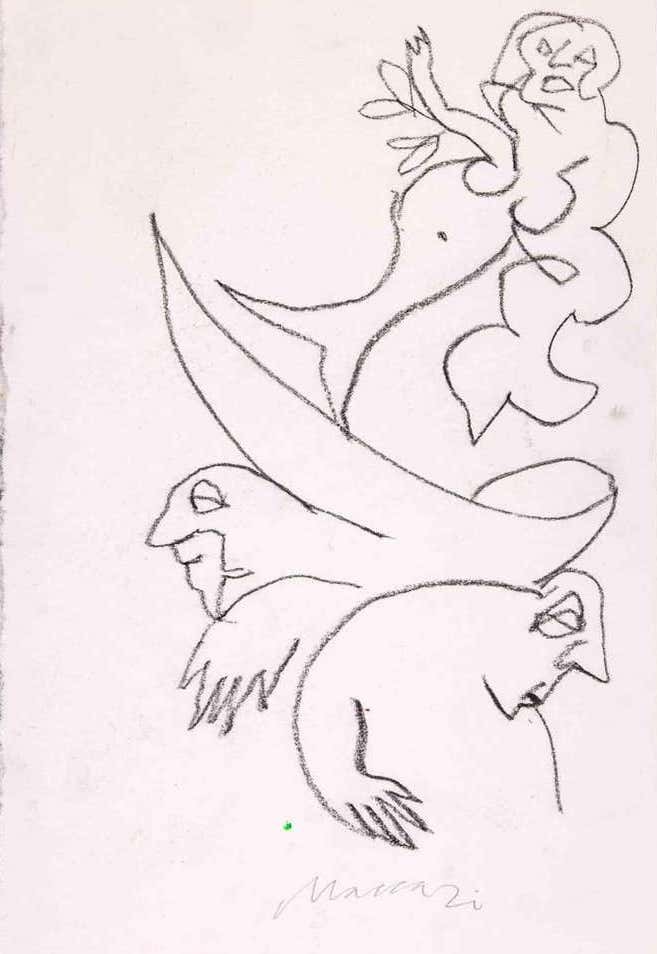 Mino Maccari, Mermaid Mino Maccari, Mermaid