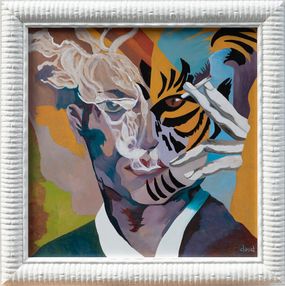 Gemälde, Smok - série portraits hybrides, Claude Verger dite Claud