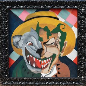 Gemälde, Joker - série Portraits hybrides, Claude Verger dite Claud