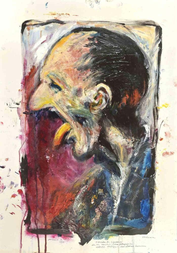 Sergio Barletta, Portrait of Ligabue Sergio Barletta, Portrait of Ligabue